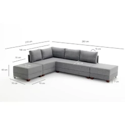 Canapé-lit D'angle Confortable Et élégant | Cadre En Bois | Anthracite -Magasin De Meubles Ontwerp zonder titel 2023 03 03T104002.280 c7df