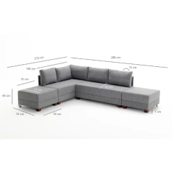 Canapé-lit D'angle Confortable | Design Unique | Couleur Crème -Magasin De Meubles Ontwerp zonder titel 2023 03 03T110134.464 189e