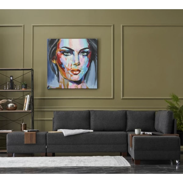 Canapé-lit D'angle Confortable Et élégant - Anthracite 1 Canapé-lit D'angle Confortable Et élégant - Anthracite