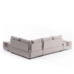 Canapé-lit D'angle Confortable En Crème Avec Cadre En Bois, 100 Otton Et Tissu Polyester -Magasin De Meubles Ontwerp zonder titel 2023 03 03T113834.260 ecf7