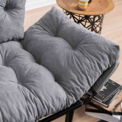 Canapé-lit 2 Places - Design Confortable Et élégant - Largeur 155cm - Gris -Magasin De Meubles Ontwerp zonder titel 2023 03 16T094152.868 0ae3