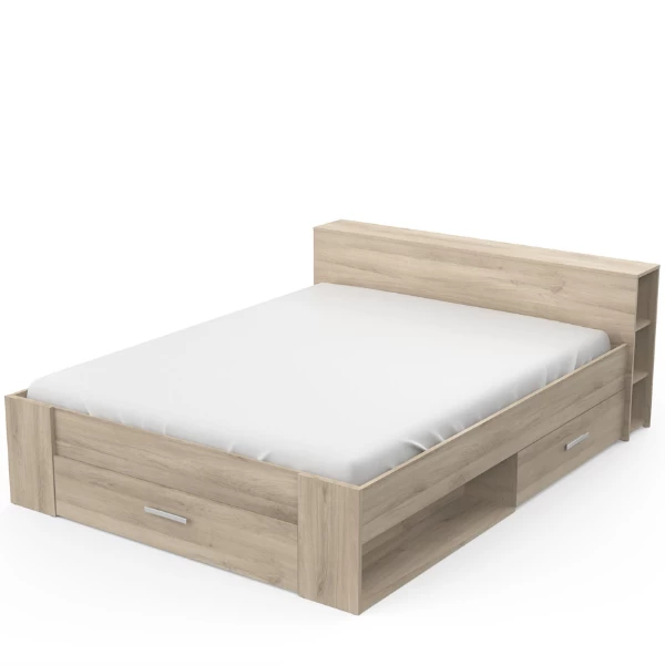 Lit Polly 160 X 200 Cm-chêne Kronberg 8 Lit Polly 160 X 200 Cm-chêne Kronberg – Image 8