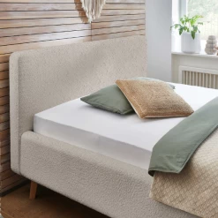 Lit Double Dalila 160x200cm Tissu Teddy Avec Espace De Rangement - Beige -Magasin De Meubles Ontwerp zonder titel 2023 04 26T162443.139 075f