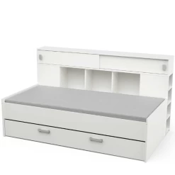 Lit Cherine 90 X 200 Cm-blanc Mat -Magasin De Meubles Ontwerp zonder titel 2023 04 27T095653.443 3bb8