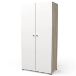 Armoire Liva 2 Portes Tournantes, 1 Tringle Et 2 étagères-chêne Kronberg/blanc Mat 7 Armoire Liva 2 Portes Tournantes, 1 Tringle Et 2 étagères-chêne Kronberg/blanc Mat -Magasin De Meubles Ontwerp zonder titel 2023 05 02T094542.580 cdf4