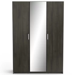 Armoire Richy 3 Portes Tournantes, 1 Tringle Et 4 étagères-Chêne Waterford -Magasin De Meubles Ontwerp zonder titel 2023 05 09T135639.151 c848