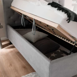 Lit San Marino 160x200cm Avec Espace De Rangement Similicuir - Gris/noir -Magasin De Meubles Ontwerp zonder titel 2023 05 10T131212.601 f4a5