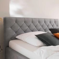 Lit San Marino 160x200cm Avec Espace De Rangement Similicuir - Gris/noir -Magasin De Meubles Ontwerp zonder titel 2023 05 10T131326.648 e71b