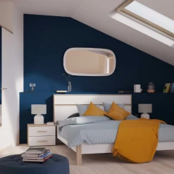 Table De Chevet Seliena 2 Tiroirs-Chêne Brossé/blanc Mat -Magasin De Meubles Ontwerp zonder titel 2023 05 10T160641.602 da37