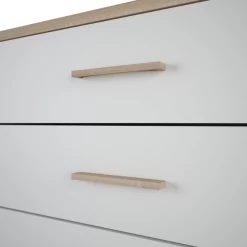 Chiffonnier Seliena 4 Tiroirs-Chêne Brossé/blanc Mat -Magasin De Meubles Ontwerp zonder titel 2023 05 10T161607.760 2434