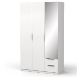 Armoire Spectre 120cm Avec Miroir - Blanc Mat -Magasin De Meubles Ontwerp zonder titel 2023 06 09T093102.280 078a
