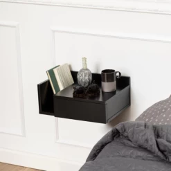 Table De Nuit Murale Ashlan Avec Tiroir - Noir -Magasin De Meubles Ontwerp zonder titel 2023 06 23T140640.791 5877