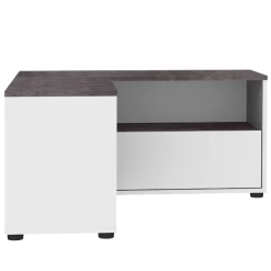 Meuble TV Annelle 1 Porte Tournante, 1 Porte Abattante Et 2 étagères-béton/blanc 17 Meuble TV Annelle 1 Porte Tournante, 1 Porte Abattante Et 2 étagères-béton/blanc -Magasin De Meubles Ontwerp zonder titel 2023 06 26T152439.822 1 2459