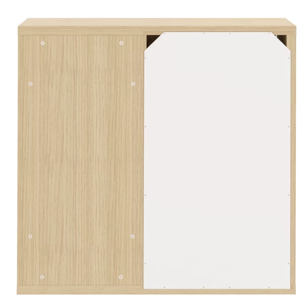 Commode Helena 5 Tiroirs, 1 Porte Tournante Et 1 Tringle-chêne Clair/blanc 8 Commode Helena 5 Tiroirs, 1 Porte Tournante Et 1 Tringle-chêne Clair/blanc – Image 8