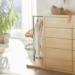 Chiffonnier Helena 5 Tiroirs Et 1 Tringle-chêne Clair -Magasin De Meubles Ontwerp zonder titel 2023 06 28T104109.297 1 307e