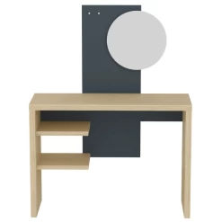 Coiffeuse Helena 2 étagères, 2 Crochets Et 1 Miroir-chêne Clair/anthracite 13 Coiffeuse Helena 2 étagères, 2 Crochets Et 1 Miroir-chêne Clair/anthracite -Magasin De Meubles Ontwerp zonder titel 2023 06 28T115836.075 1 27c8