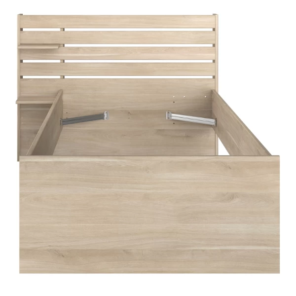 Lit Simple Tokio 90x200cm - Décor Chêne 6 Lit Simple Tokio 90x200cm - Décor Chêne – Image 6