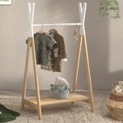 Porte-vêtements Pour Enfants Kiddy - Pin/blanc -Magasin De Meubles Ontwerp zonder titel 2023 07 18T131434.215 de0f
