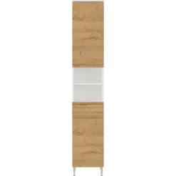 Meuble Colonne Torres 43cm Avec 2 Portes & 1 Tiroir - Décor Chêne/blanc -Magasin De Meubles Ontwerp zonder titel 2023 08 24T135201.937 8f6c