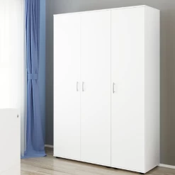 Armoire Halula 3 Portes, 1 Tringle Et 6 étagères-blanc -Magasin De Meubles Ontwerp zonder titel 2023 08 25T114611.792 1 c894