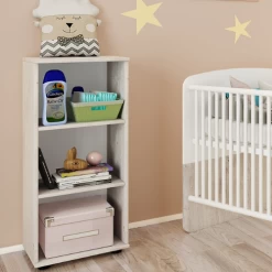 Armoire De Rangement Halula 97 Cm 2 étagères-chêne