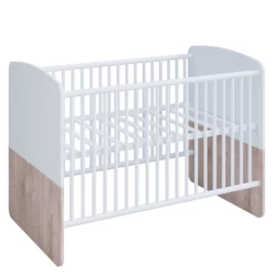 Lit Bébé Halula 70x140 Cm-blanc/chêne -Magasin De Meubles Ontwerp zonder titel 2023 08 28T094428.216 58f4
