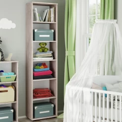 Armoire De Rangement Halula 197 Cm 5 étagères-chêne