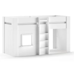 Lit Mi-hauteur Reini Avec Cabane De Jeu - Blanc -Magasin De Meubles Ontwerp zonder titel 2023 09 12T161814.842 2d4a