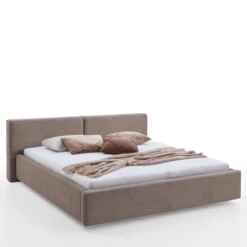 Lit Double Kubrik 180x200cm Velours Côtelé - Taupe -Magasin De Meubles Ontwerp zonder titel 2023 09 19T131541.130 4a52