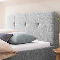Lit Rembourré Nils 140x200cm - Gris -Magasin De Meubles Ontwerp zonder titel 2023 09 19T162023.317 f89a