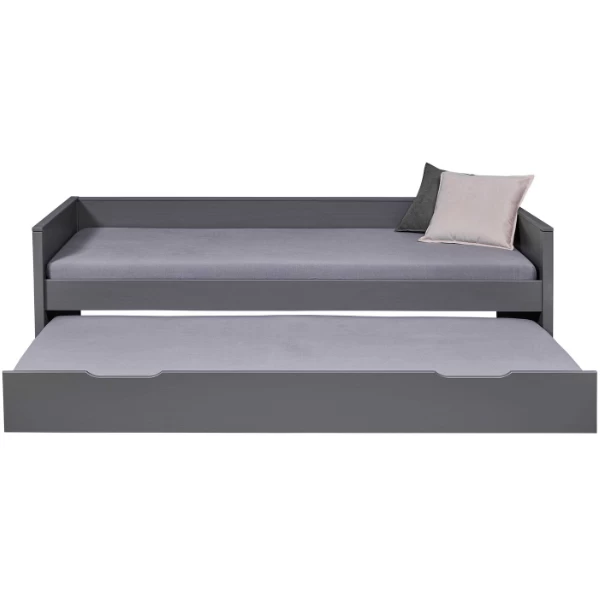 Lit Gigogne Dream The Future | 208,4 X 60 X 98,2 | 100% Mélaminé | Couleur : Anthracite 6 Lit Gigogne Dream The Future | 208,4 X 60 X 98,2 | 100% Mélaminé | Couleur : Anthracite – Image 6