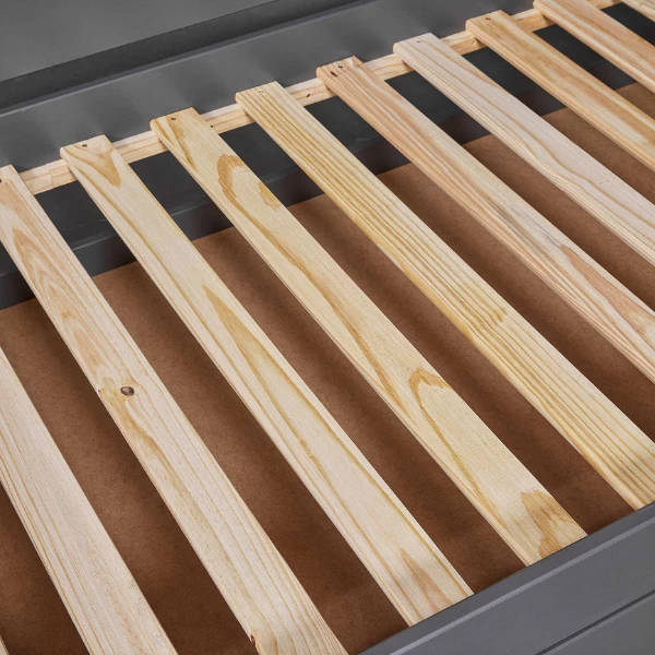 Lit Gigogne Dream The Future | 208,4 X 60 X 98,2 | 100% Mélaminé | Couleur : Anthracite 2 Lit Gigogne Dream The Future | 208,4 X 60 X 98,2 | 100% Mélaminé | Couleur : Anthracite – Image 2