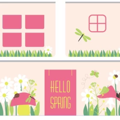 Lit Mi-hauteur Scottie 90x200 Cm Avec Rideau De Jeu Printemps, 3 Pochettes De Rangement Et Tunnel De Lit-blanc -Magasin De Meubles Ontwerp zonder titel 2023 09 28T135815.378 ca45