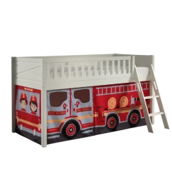 Lit Mi-hauteur Scottie 90x200 Cm Avec Rideau De Jeu Camion De Pompiers-blanc -Magasin De Meubles Ontwerp zonder titel 2023 09 28T152828.538 3255