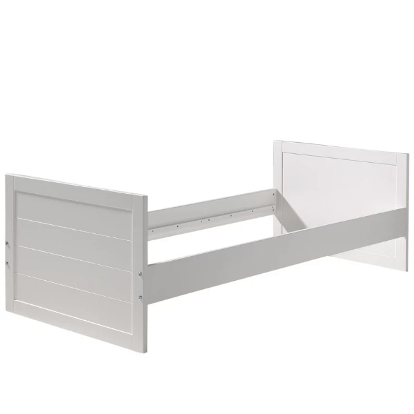 Côtés De Lit Erik Pour Lit Simple 90x200 Cm-blanc 3 Côtés De Lit Erik Pour Lit Simple 90x200 Cm-blanc – Image 3