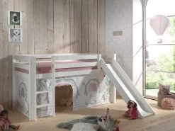 Lit Mi-hauteur Astrid Blanc Avec Toboggan - Birdy 5 Lit Mi-hauteur Astrid Blanc Avec Toboggan - Birdy -Magasin De Meubles PICOHSGB14040 8df2