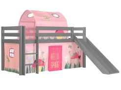 Lit Toboggan Astrid Avec Tente De Lit Et Tunnel De Lit Spring - Gris -Magasin De Meubles PICOHSGB17011 01 6bdb