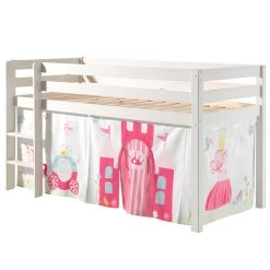 Lit Mi-hauteur Charlotte Avec Tente De Lit Princess II - Blanc -Magasin De Meubles PICOHSZG14020 INF 6ee5
