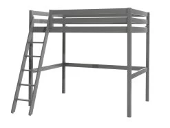Lit Mezzanine Claire 140x200 Avec Canapé-lit Et Chiffonnier - Gris -Magasin De Meubles PICOMZ141734 03 dca3