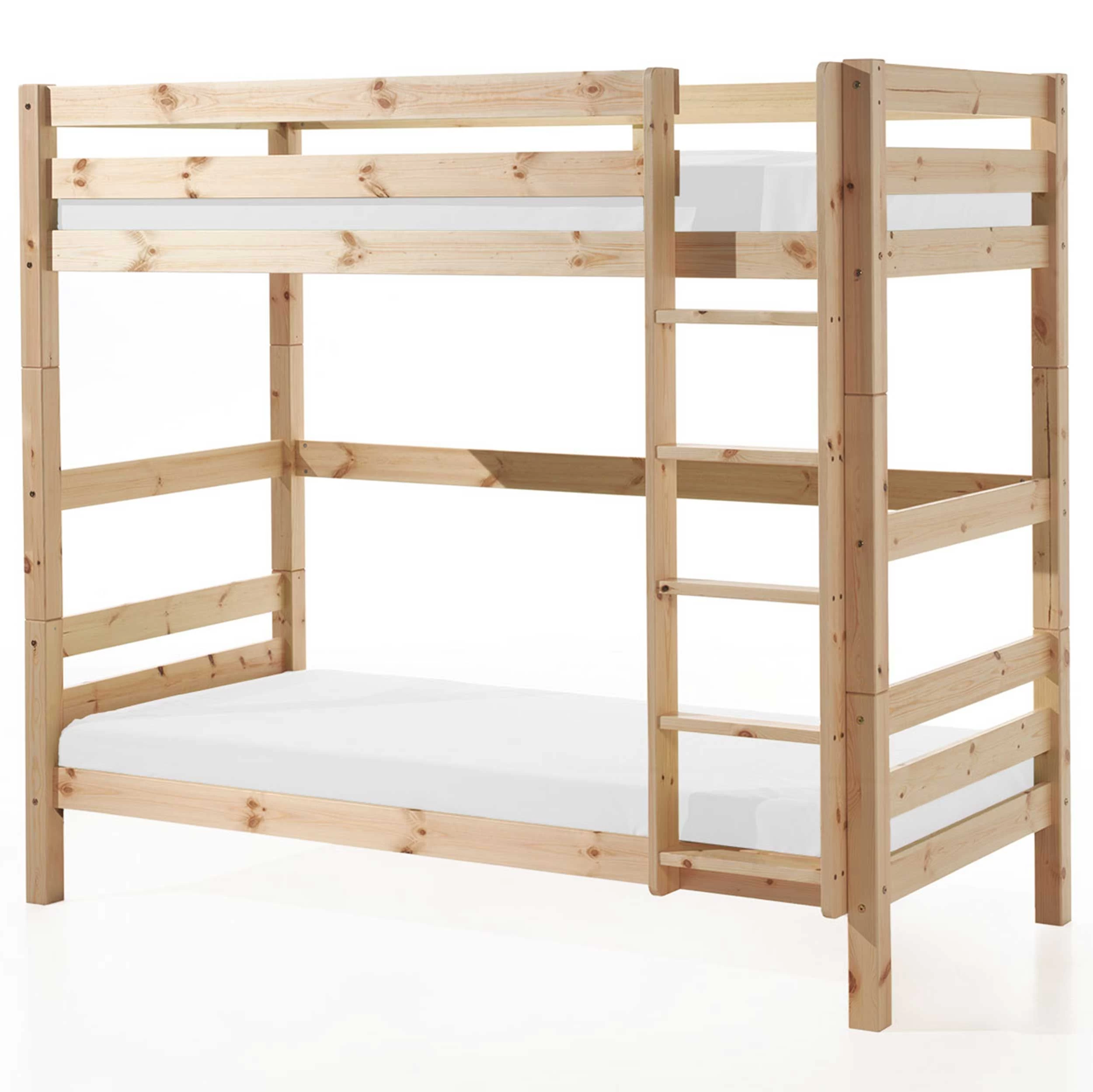 Lit Superposé Claire Haut Avec Tiroir De Lit - Naturel 4 Lit Superposé Claire Haut Avec Tiroir De Lit - Naturel – Image 4