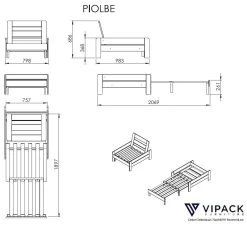 Lit Mezzanine Claire 140x200 Avec Canapé-lit Et Chiffonnier - Blanc -Magasin De Meubles PIOLBE e0c3