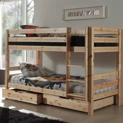 Lit Superposé Claire Bas - Naturel