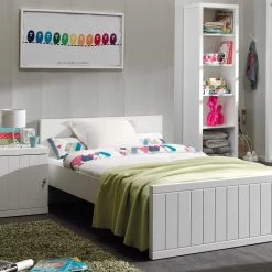 Lit Robin 120x200cm - Blanc