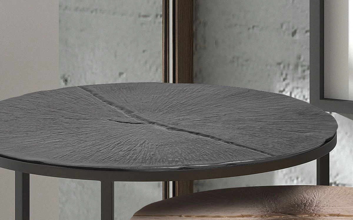 Lot De 2 Tables D'appoint Margriet - Noir/bronze 5 Lot De 2 Tables D'appoint Margriet - Noir/bronze – Image 5