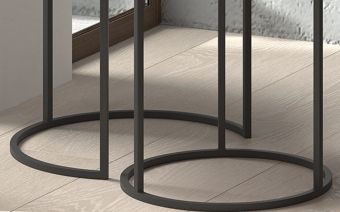 Lot De 2 Tables D'appoint Margriet - Noir/bronze 3 Lot De 2 Tables D'appoint Margriet - Noir/bronze – Image 3