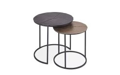 Lot De 2 Tables D'appoint Margriet - Noir/bronze 11 Lot De 2 Tables D'appoint Margriet - Noir/bronze -Magasin De Meubles Rousseau 3956 bijzettafel table d appoint Magrite 5 c9c4