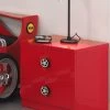 Table De Chevet Monza Avec Deux Tiroirs - Rouge