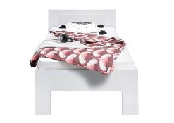 Lit Simple Sartre 90x200 - Blanc 5 Lit Simple Sartre 90x200 - Blanc -Magasin De Meubles Saturn Bett Freisteller frontal 50 014 17 9765