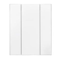 Set-One Armoire De Toilette En Argent Fumé - 6 étagères, Assemblage Facile -Magasin De Meubles SetOne BD 1336 405 21 frontal Freisteller 7e02