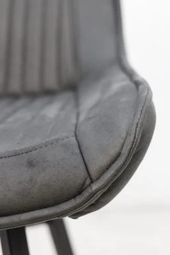 Lot De 2 Chaises De Salle à Manger Denver - Gris 9 Lot De 2 Chaises De Salle à Manger Denver - Gris -Magasin De Meubles TC1871 GR 10 38ff